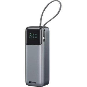 Батарея универсальная Sandberg 27000mAh 140W+100W PD/140W, with built-in Type-C cable 140W (421-31)