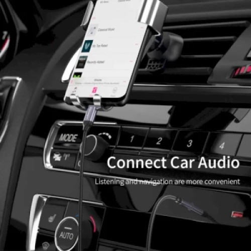 Кабель мультимедийный USB-C to 3.5mm M 1.0m gray Essager (EZJE02-0G)