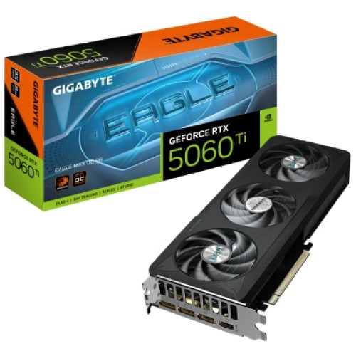 Видеокарта GIGABYTE GeForce RTX5060Ti 8Gb EAGLE MAX OC (GV-N506TEAGLEMAX OC-8GD)