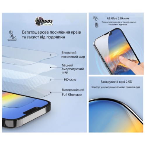 Стекло защитное Dengos Full Glue Xiaomi Redmi Note 15 5G Black (TGFG-426)