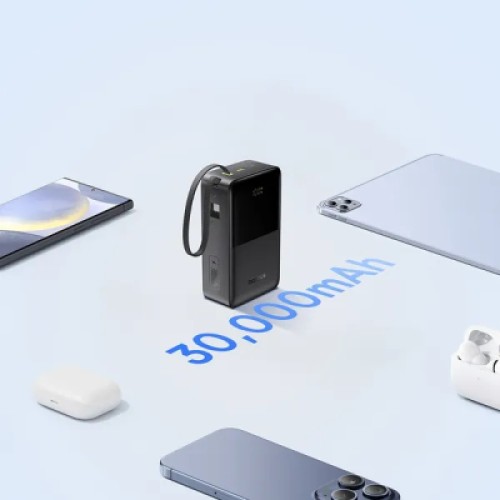 Батарея универсальная Baseus EnerFill FC51 Bipow2 Pro 30000mAh 22,5W build cab.USB-C black (E0028100)