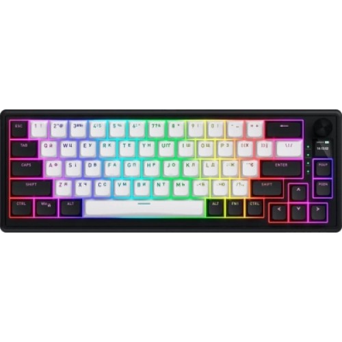 Клавиатура Hator Skyfall 65 MAG Ultima 8K Wireless/Bluetooth/USB UA Black/White (HTK3860UA) Клавиатура Hator Skyfall 65 MAG Ultima 8K Wireless/Bluetooth/USB UA Black/White (HTK3860UA)