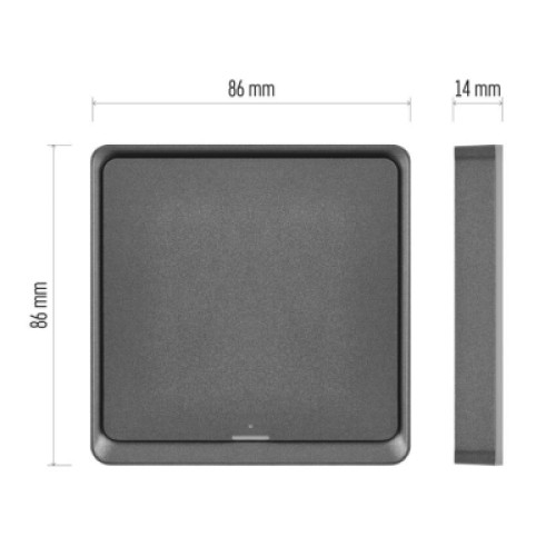 Умный выключатель EMOS H5014 1 buttons ZigBee 3.0 (H5014) Умный выключатель EMOS H5014 1 buttons ZigBee 3.0 (H5014)