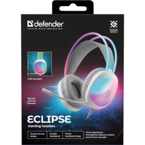 Наушники Defender Eclipse USB White (62440)