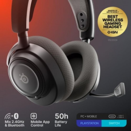 Наушники SteelSeries Arctis Nova 7 Gen 2 Wireless Black (61730) Наушники SteelSeries Arctis Nova 7 Gen 2 Wireless Black (61730)