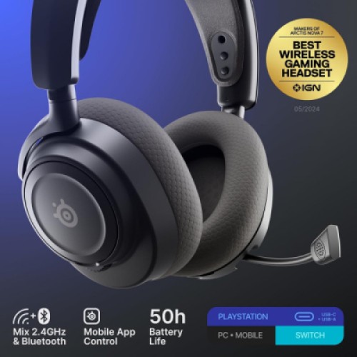 Наушники SteelSeries Arctis Nova 7P Gen 2 Wireless Black (61744)