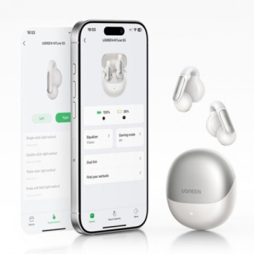Наушники Ugreen HiTune S5 Open Wearable Bluetooth White (45761)