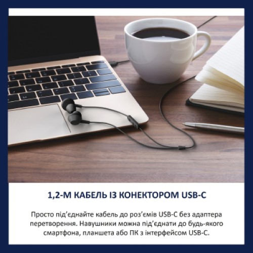 Наушники Philips TAE5008BK/00 USB-C Black (TAE5008BK/00)