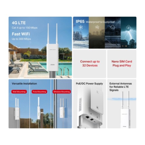 Маршрутизатор Mercusys MB118-4G