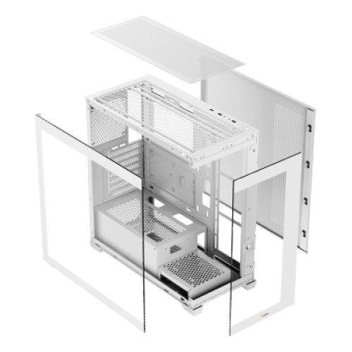 Корпус для ПК OCYPUS GAMMA C72 WH (GAMMA-C72-WHD000XX-GL)