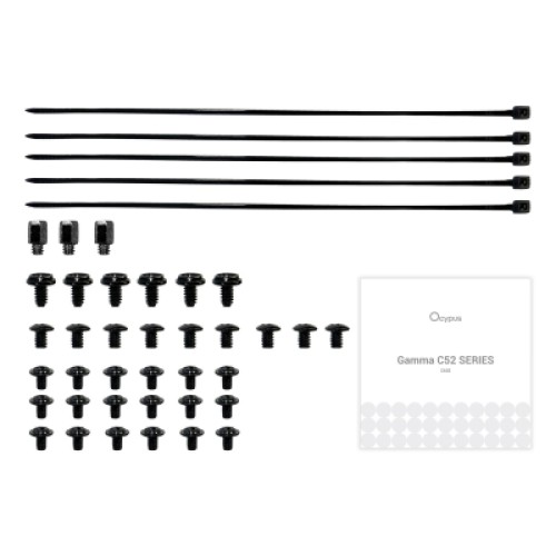 Корпус для ПК OCYPUS GAMMA C52 BK (GAMMA-C52-BKD000XX-GL) Корпус для ПК OCYPUS GAMMA C52 BK (GAMMA-C52-BKD000XX-GL)