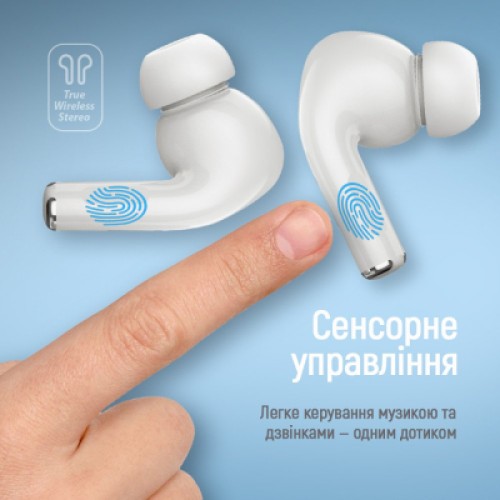 Наушники ColorWay Slim TWS-5 Earbuds White (CW-TWS5WT)