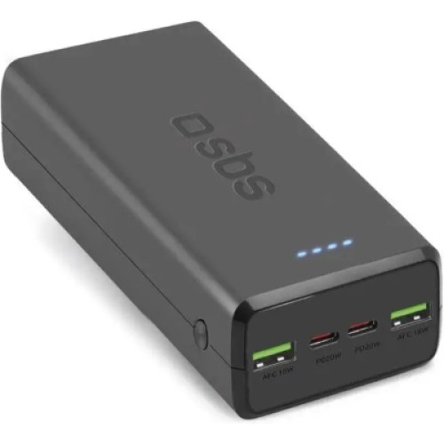Батарея универсальная SBS 30000mAh 20W PD,QC, 2xUSB-A, 2xUSB-C Black (TTBB30000PD20K) Батарея универсальная SBS 30000mAh 20W PD,QC, 2xUSB-A, 2xUSB-C Black (TTBB30000PD20K)