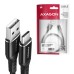 Дата кабель USB 2.0 AM to USB-C 1.0m black AXAGON (BUCM-AM10AB) Дата кабель USB 2.0 AM to USB-C 1.0m black AXAGON (BUCM-AM10AB)