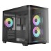 Корпус для ПК OCYPUS IOTA C50 BK CURVE ARGB DIGITAL (OTA-C50-BKD300CD-GL)