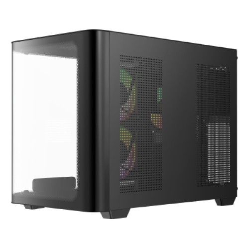 Корпус для ПК OCYPUS IOTA C50 BK CURVE ARGB DIGITAL (OTA-C50-BKD300CD-GL)