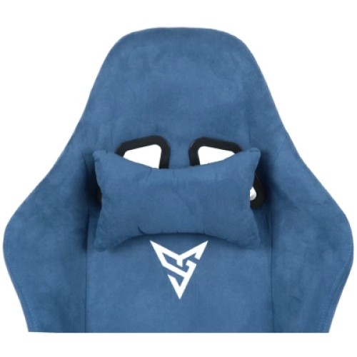 Кресло игровое Аклас Герц RL (Бархат Светло-синий) (00160348)