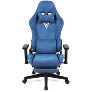 Кресло игровое Аклас Герц RL (Бархат Светло-синий) (00160348)