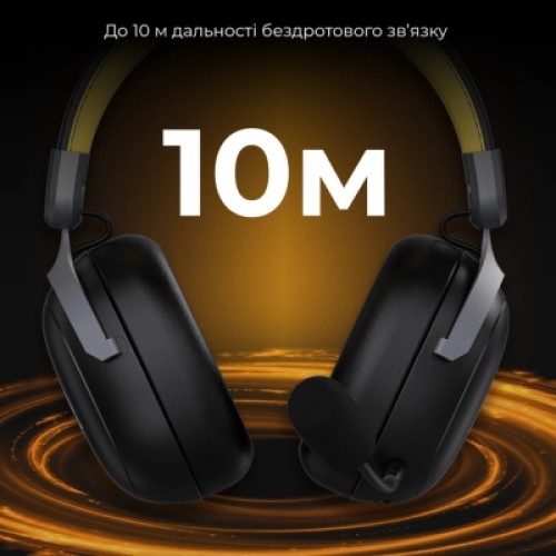Наушники Ajazz AHM08 MAX 3-Mode Black (AHM08-MAX-BGY)