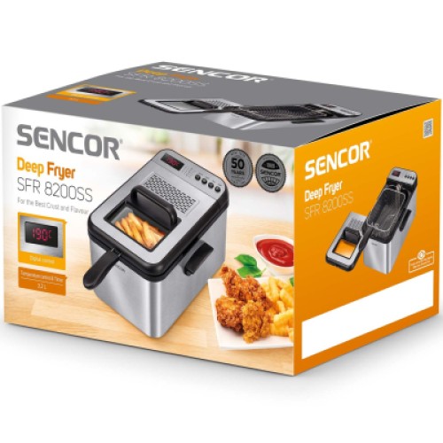 Фритюрница Sencor SFR 8200SS Фритюрница Sencor SFR 8200SS