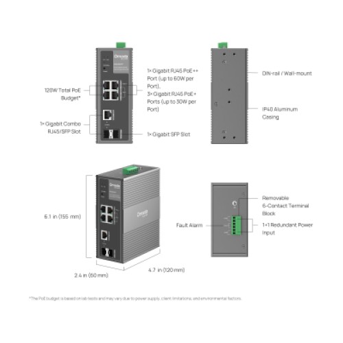 Коммутатор сетевой D-Link IES206GPP