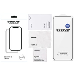 Стекло защитное BeCover 10D Poco F8 Ultra Black (714764)