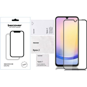 Стекло защитное BeCover Samsung Galaxy A27 SM-A276 Black (714914)