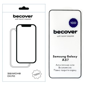 Стекло защитное BeCover 10D Samsung Galaxy A37 SM-A376 Black (714917)