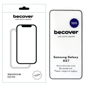Стекло защитное BeCover 10D Samsung Galaxy A57 SM-A576 Black (714919)