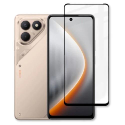 Стекло защитное BeCover Tecno POVA 7 Neo (LJ6) Black (714920)