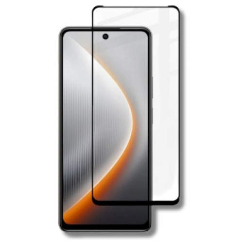 Стекло защитное BeCover Tecno Spark 40 4G (KM5) Black (714922)