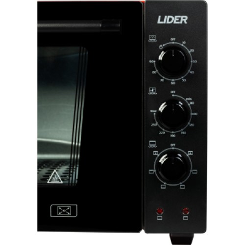 Электропечь LIDER 4223 LUX Black-Red