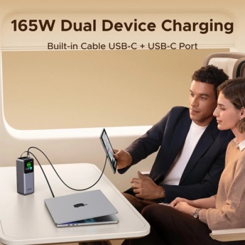 Батарея универсальная Ugreen 20000mAh 165W with Retractable Cable (PB726 55987B)