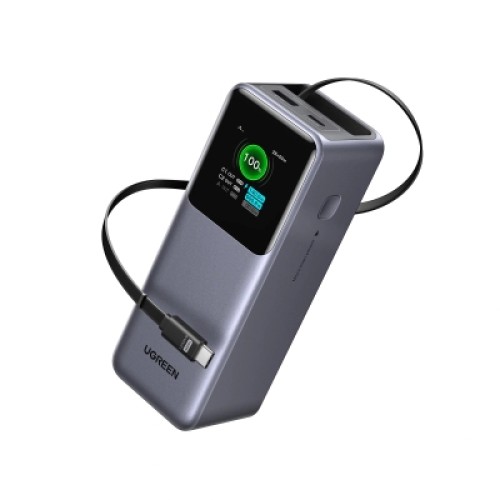 Батарея универсальная Ugreen 20000mAh 165W with Retractable Cable (PB726 55987B)