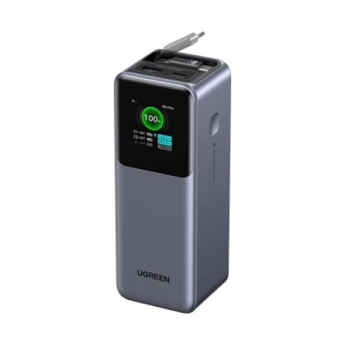 Батарея универсальная Ugreen 20000mAh 165W with Retractable Cable (PB726 55987B)