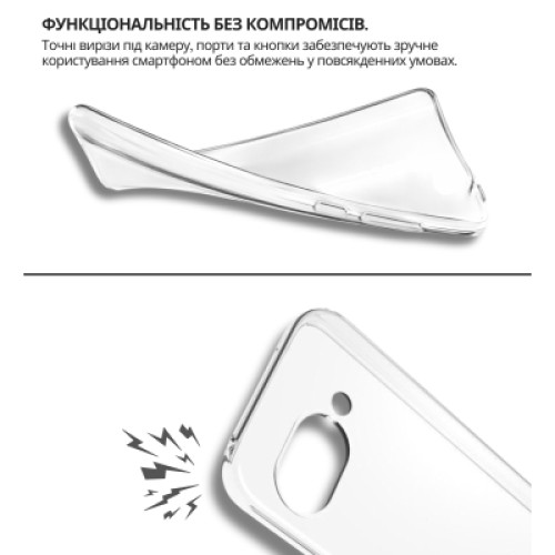 Чехол для мобильного телефона BeCover silicone Google Pixel 9a Transparent (714947)