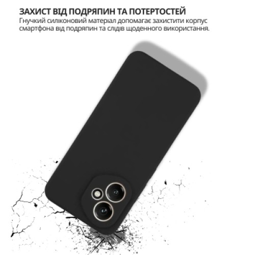 Чехол для мобильного телефона BeCover silicone Honor 400 Black (714944)