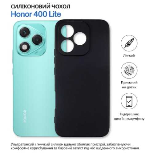Чехол для мобильного телефона BeCover silicone Honor 400 Lite Black (714939)
