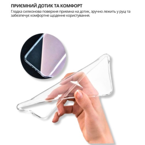 Чехол для мобильного телефона BeCover silicone Poco F7 Transparent (714910) Чехол для мобильного телефона BeCover silicone Poco F7 Transparent (714910)