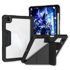 Чохол до планшета BeCover Rugged Origami Transparent Apple iPad Pro 11 2020/2021/2022 Black (714969)