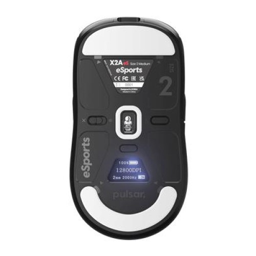 Мышка Pulsar X2A eS Size2 4K 8K Wired Wireless/USB Black (PX2AES21) Мышка Pulsar X2A eS Size2 4K 8K Wired Wireless/USB Black (PX2AES21)