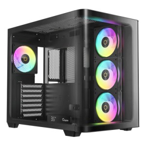 Корпус для ПК OCYPUS IOTA C70 BK CURVE ARGB DIGITAL (IOTA-C70-BKD400CD-GL)