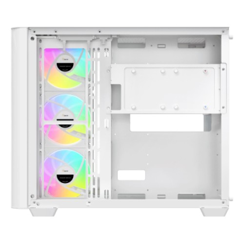 Корпус для ПК OCYPUS IOTA C70 WH CURVE ARGB DIGITAL (IOTA-C70-WHD400CD-GL)