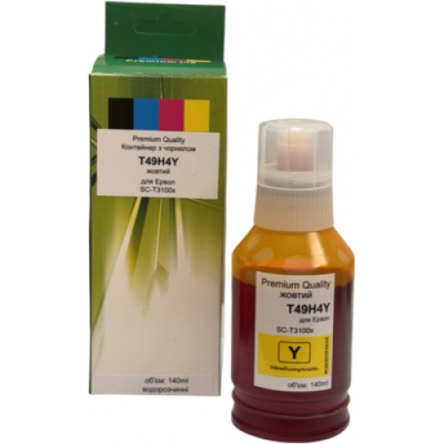 Чернила Premium Quality Epson T49H4Y SC-T3100x/T3170x 140 ml Yellow pigm (70265154) Чернила Premium Quality Epson T49H4Y SC-T3100x/T3170x 140 ml Yellow pigm (70265154)