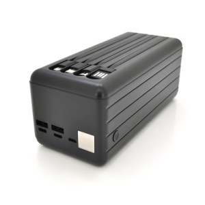 Батарея универсальная ACL 80000mAh, 4*USB, with Cable(USB/Micro/Type-C/Lighting), Black (PW-108)