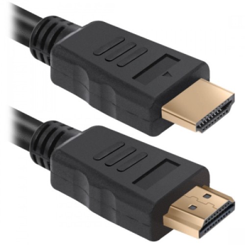 Кабель мультимедийный HDMI M to HDMI M 2.0m V1.4 black Defender (87336) Кабель мультимедийный HDMI M to HDMI M 2.0m V1.4 black Defender (87336)