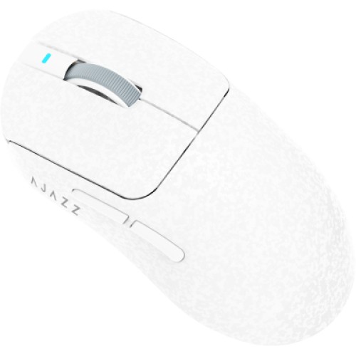 Мышка Ajazz AJ199 MAX Carbon fiber Wireless/Bluetooth/USB White (AJ199-MAX-W)