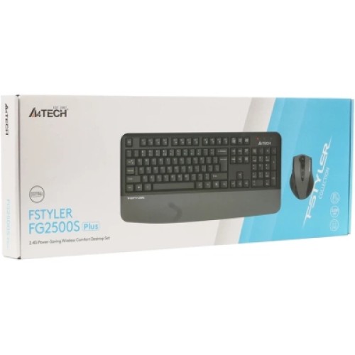 Комплект A4Tech FG2500S Plus Wireless UA Grey (4711421003247)