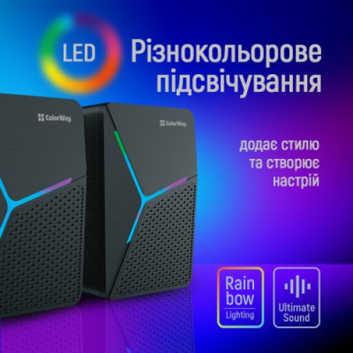 Акустическая система ColorWay CW-SPU01BK Black (CW-SPU01BK) Акустическая система ColorWay CW-SPU01BK Black (CW-SPU01BK)