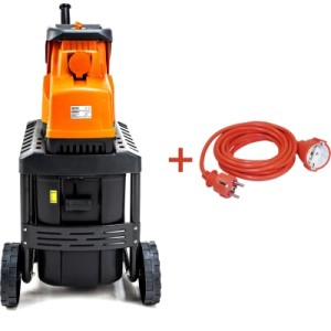 Подрібнювач GTM DS2800/45 KIT, 220В, 2800Вт, до 45мм, ножі, 60л + подовжувач 10м (DS2800/45_KIT+ext.cord)